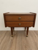 Table de chevet vintage/meuble à tiroirs