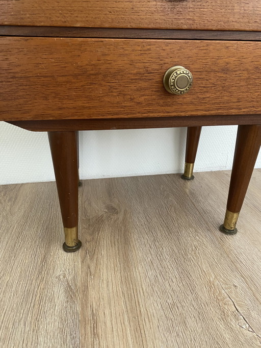 Table de chevet vintage/meuble à tiroirs