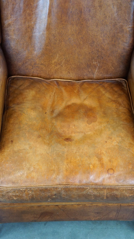 Image 1 of Sheep leather ear armchair