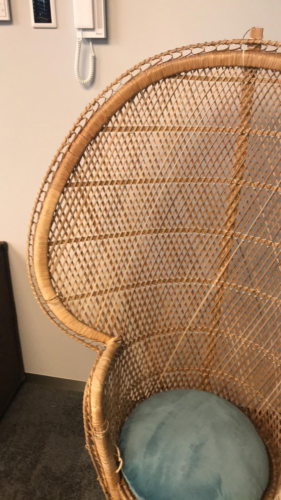 Image 1 of Gave rattan stoel