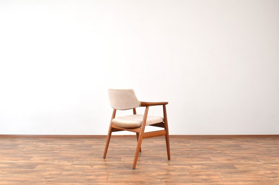 Image 1 of Mid-Century Danish Teak Armchair By Svend Åge Eriksen For Glostrup, 1960S.