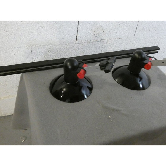 Image 1 of Pair of vintage spotlights with ramp by Roger Tallon for Erco