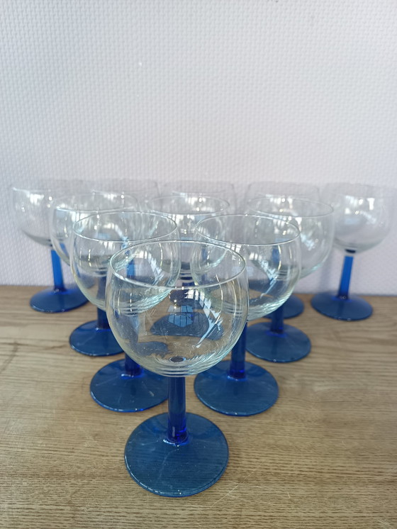Image 1 of Set of 11 vintage wine glasses Luminarc