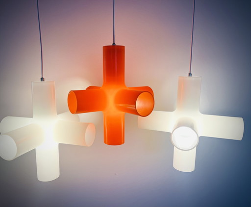 3x DARK - Crosslight ceiling lights - Jan Melis & Ben Oostrum