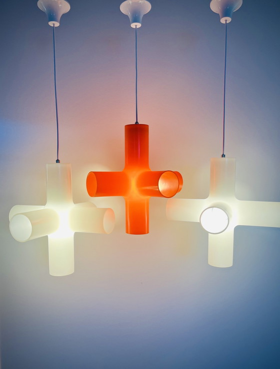 Image 1 of 3x DARK - Crosslight ceiling lights - Jan Melis & Ben Oostrum