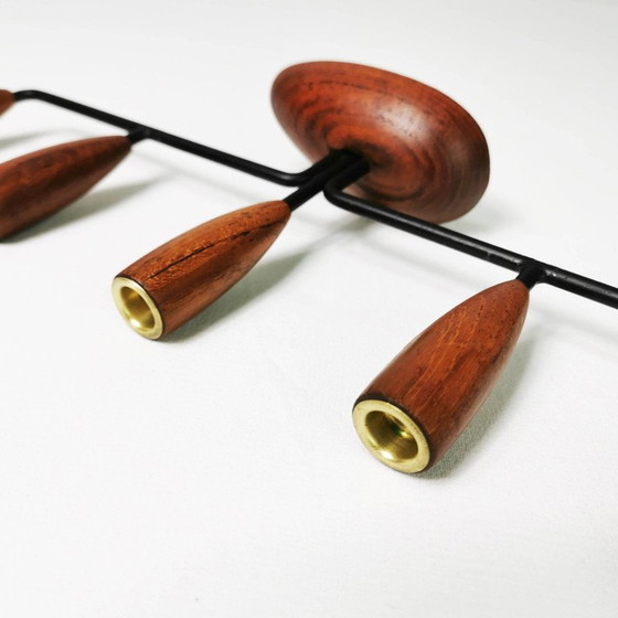 Image 1 of Candeliere vintage in teak, Danimarca anni '60