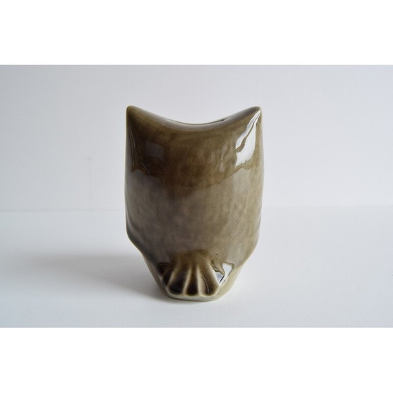 Image 1 of Vintage ceramic owl treasure chest by Ditmar Urbach, Czechoslovakia 1960s