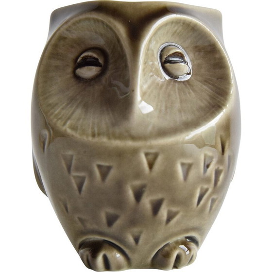 Image 1 of Vintage ceramic owl treasure chest by Ditmar Urbach, Czechoslovakia 1960s