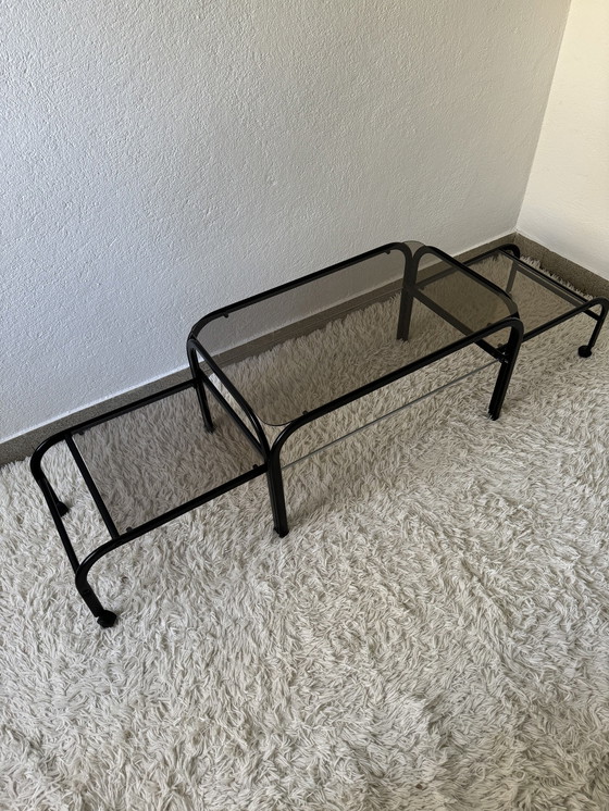 Image 1 of 80s Memphis Design Extendable Coffee Table