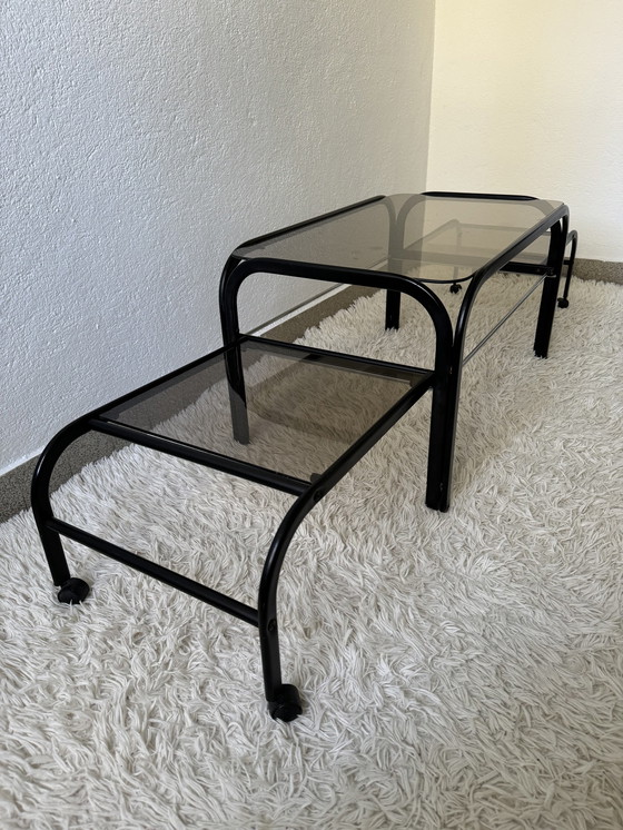 Image 1 of 80s Memphis Design Extendable Coffee Table