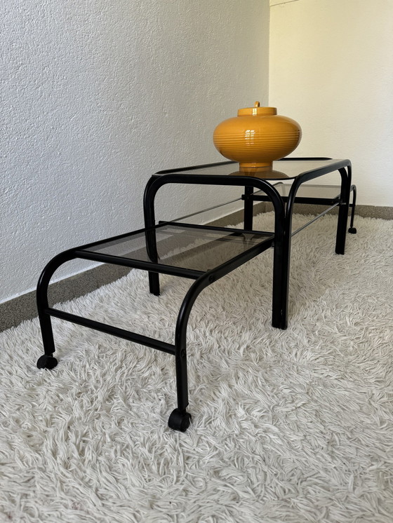 Image 1 of 80s Memphis Design Extendable Coffee Table