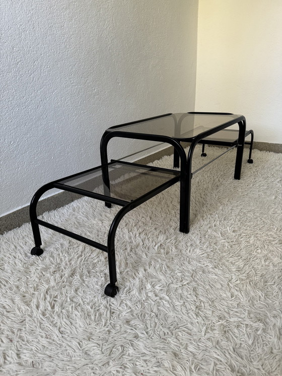 Image 1 of 80s Memphis Design Extendable Coffee Table