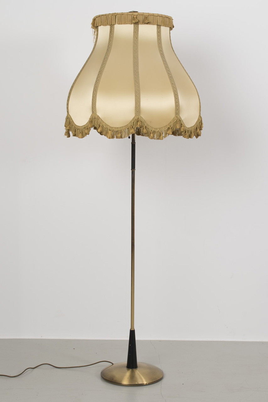 Vintage floor lamp with tassels