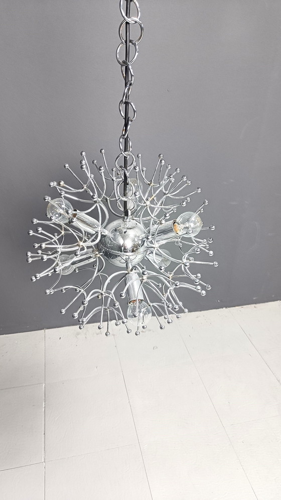 Image 1 of Sputnik Chandelier By Sciolari, 1960S