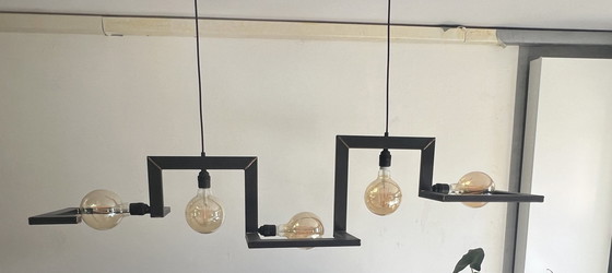 Image 1 of Modern Iron Lamp Including Lighting