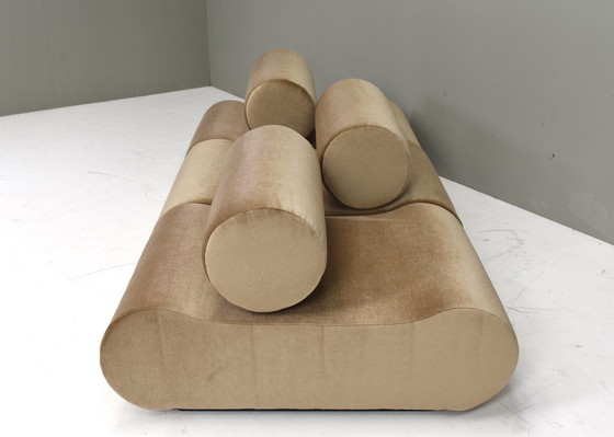 Image 1 of Divano &#39;Corbi&#39; di Klaus Uredat in New Mohair per COR, Germania – 1969