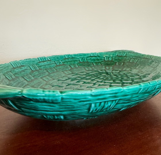 Image 1 of Barbotine dish Digoin 50's