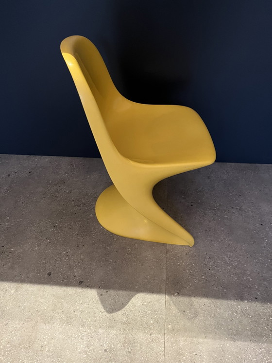 Image 1 of Casalino High Chair Yellow Space Age