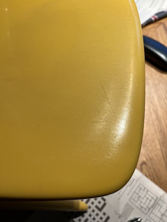 Image 1 of Casalino High Chair Yellow Space Age