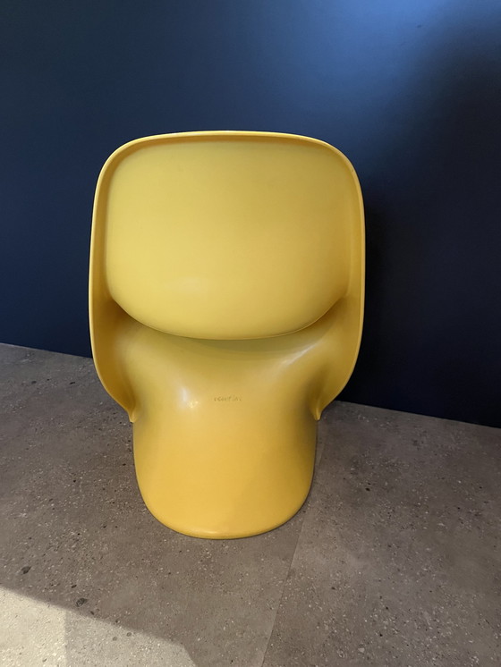 Image 1 of Casalino High Chair Yellow Space Age