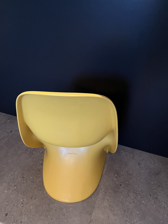 Image 1 of Casalino High Chair Yellow Space Age