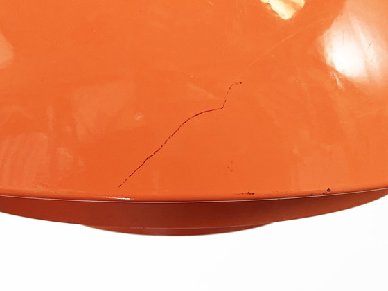 Image 1 of Pendant Light "Milieu" , Orange Version By Jo Hammerborg For Fog & Mørup. Denmark 1970S