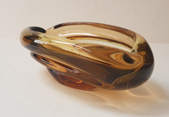 Image 1 of Bohemian Glass Bowl, 1950S