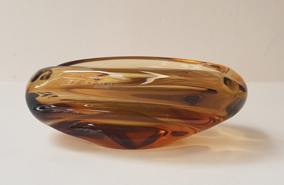 Image 1 of Bohemian Glass Bowl, 1950S