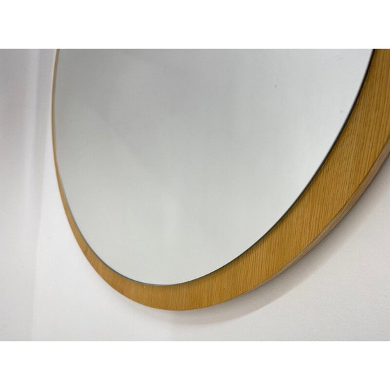 Image 1 of Mid century round wall mirror, Czechoslovakia 1970s