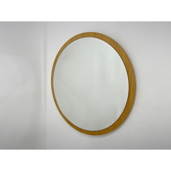 Image 1 of Mid century round wall mirror, Czechoslovakia 1970s