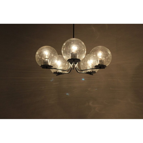 Image 1 of Lampadario vintage in cromo 