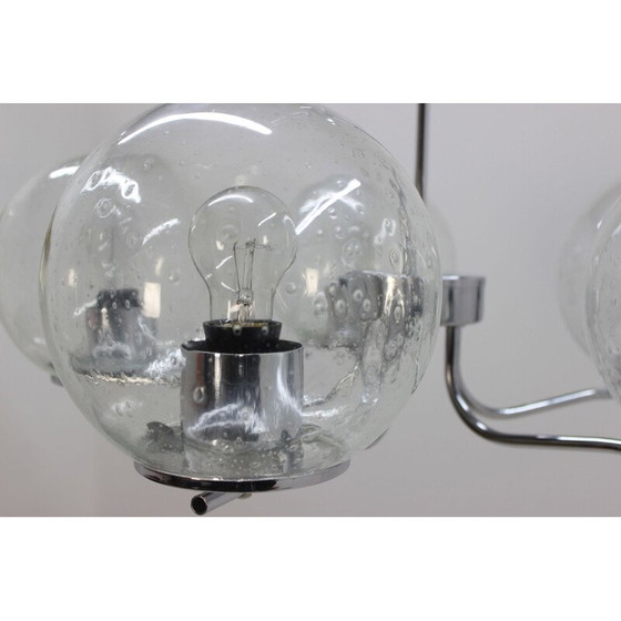 Image 1 of Lampadario vintage in cromo 