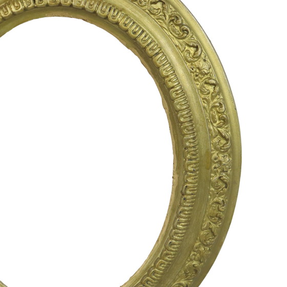 Image 1 of Oval Gold Frame Baroque Style