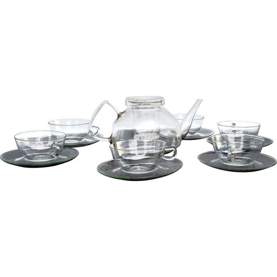 Image 1 of Vintage coffee service set by Wilhelm Wagenfeld for Jena Glas, Germany 1970
