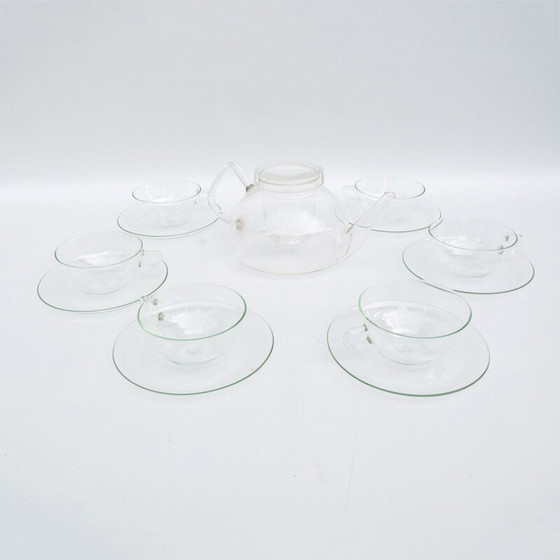 Image 1 of Vintage coffee service set by Wilhelm Wagenfeld for Jena Glas, Germany 1970