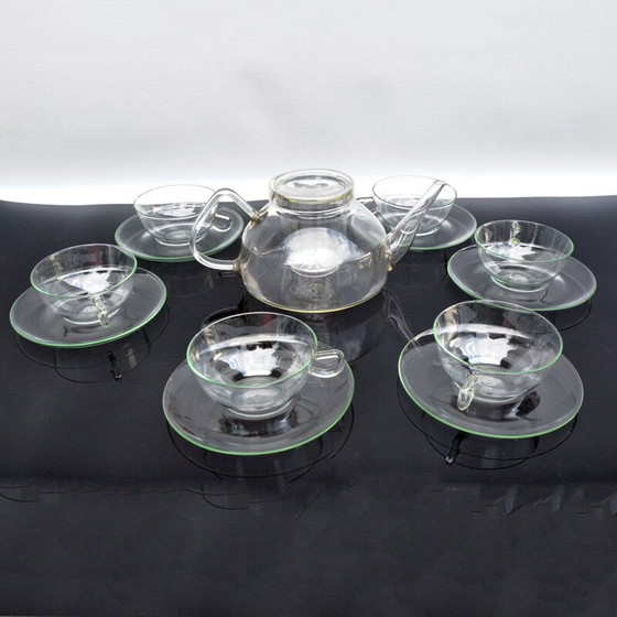 Image 1 of Vintage coffee service set by Wilhelm Wagenfeld for Jena Glas, Germany 1970