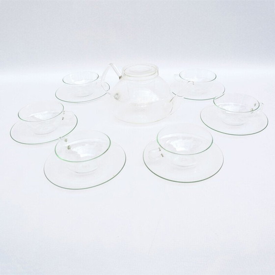 Image 1 of Vintage coffee service set by Wilhelm Wagenfeld for Jena Glas, Germany 1970