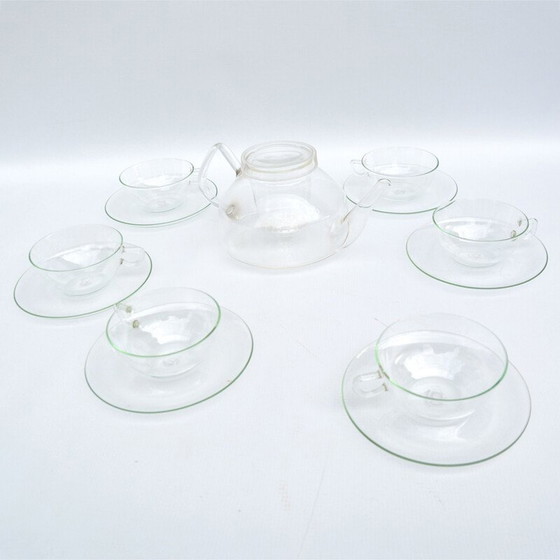 Image 1 of Vintage coffee service set by Wilhelm Wagenfeld for Jena Glas, Germany 1970