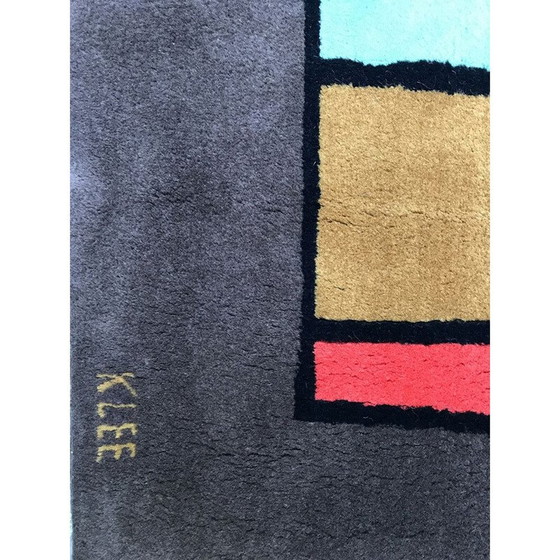 Image 1 of Tappeto vintage di Paul KLEE, 1970