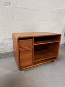 Vintage teak Danish audio furniture tv cabinet