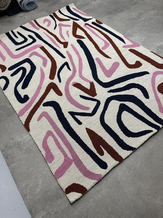 Image 1 of In/Outdoor rug B&C Harlequin Synchronic Orch 160x230