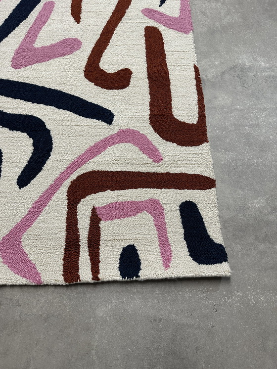 Image 1 of In/Outdoor rug B&C Harlequin Synchronic Orch 160x230