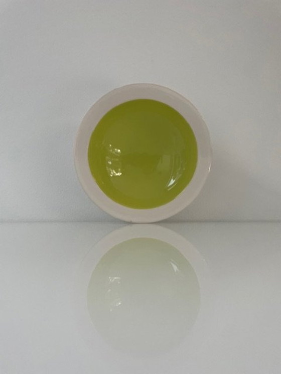 Image 1 of Bowl Lime/White Round Design By Veip Benelux