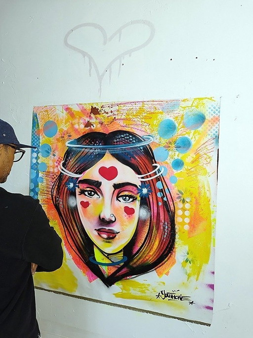 Artist Painting - Youthone - Third Eye