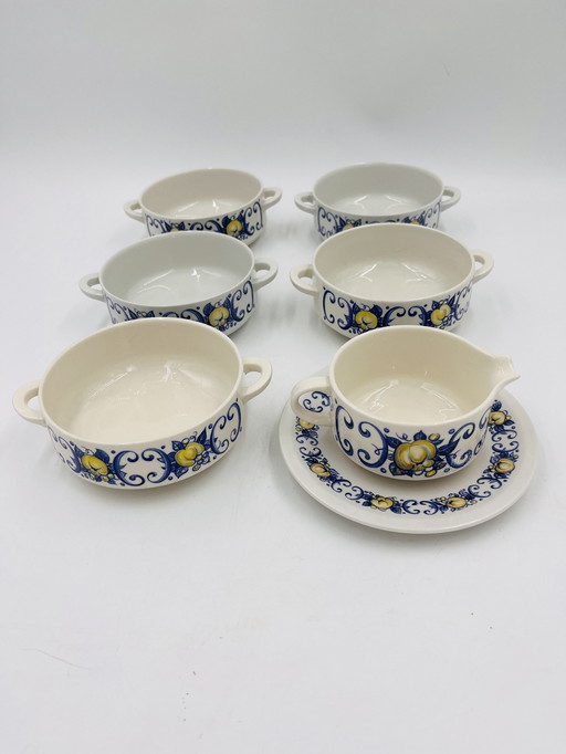 Cadiz Cream Pot and Bowl Set