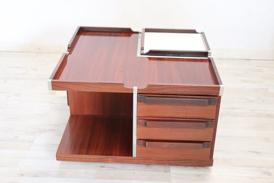 Image 1 of Square Storage Coffee Table, Italy 1960S