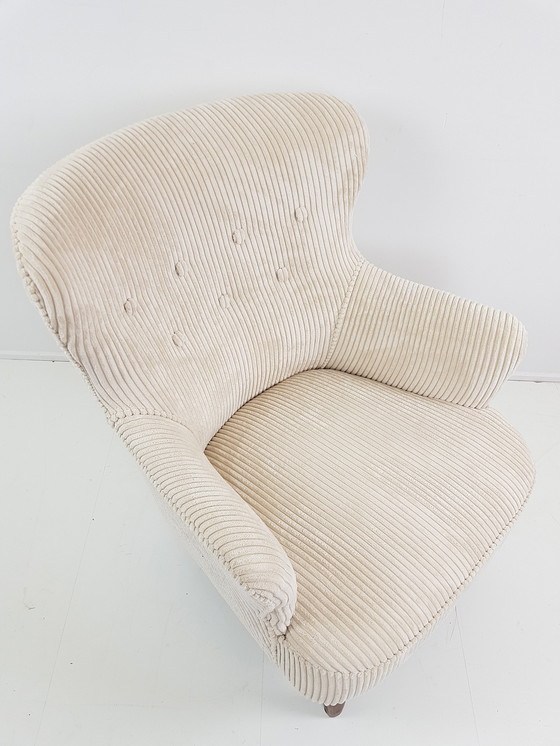 Image 1 of Artifort Theo Ruth off white rib corduroy newly upholstered