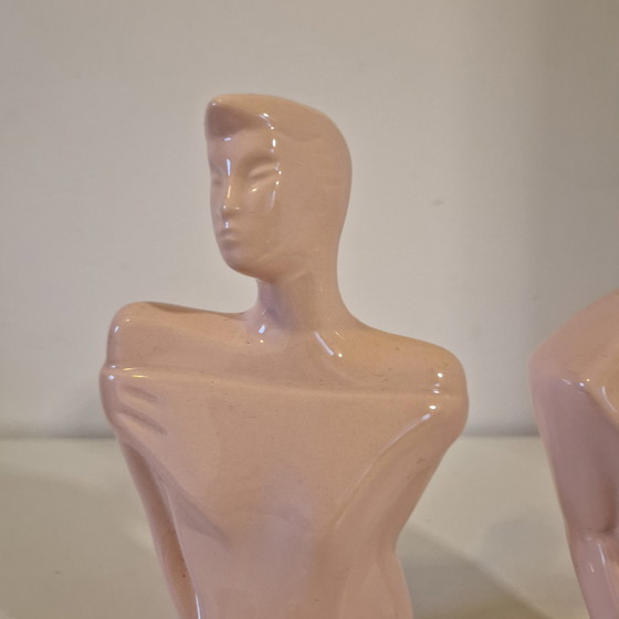 Image 1 of 1980s Set Of 2 Statues Pop Art