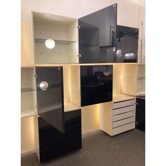 Image 1 of Vintage Wall Unit by Roberto Monsani for Acerbis, 1970