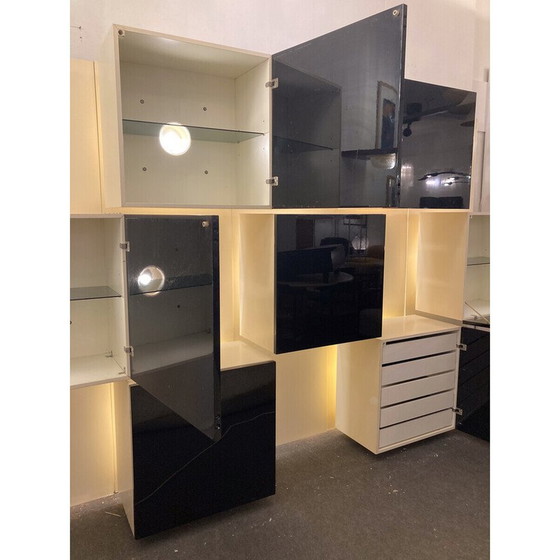 Image 1 of Vintage Wall Unit by Roberto Monsani for Acerbis, 1970
